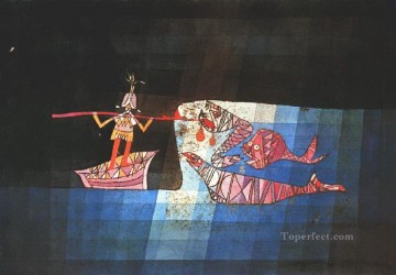  Batalla Lienzo - Escena de batalla de la ópera fantástica cómica Paul Klee